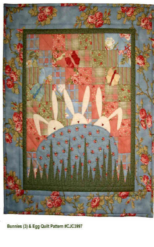 Bunnies & Egg Pattern