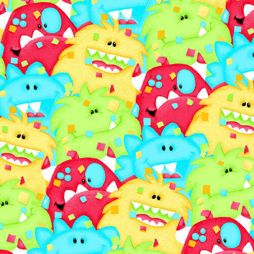 Comfy Flannel - Packed Monsters