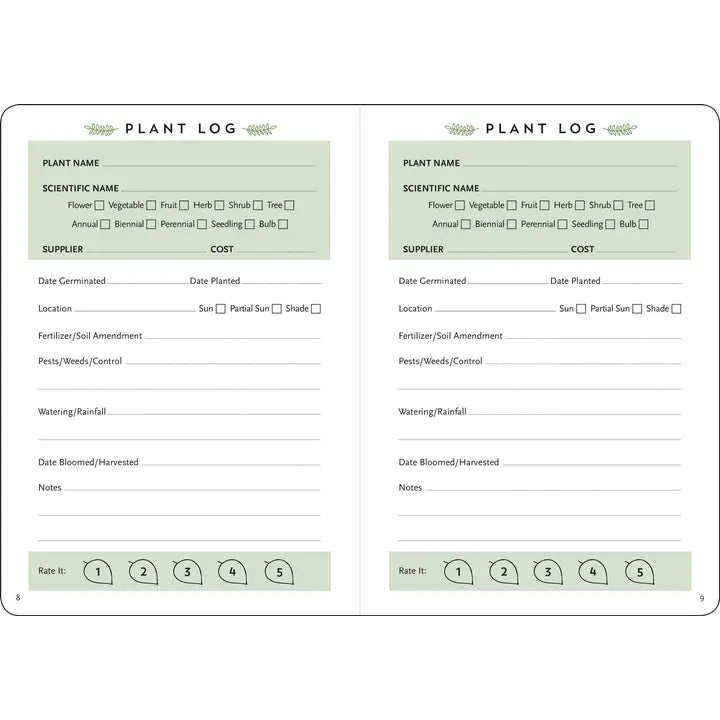 Peter Pauper Press - Gardener's Logbook