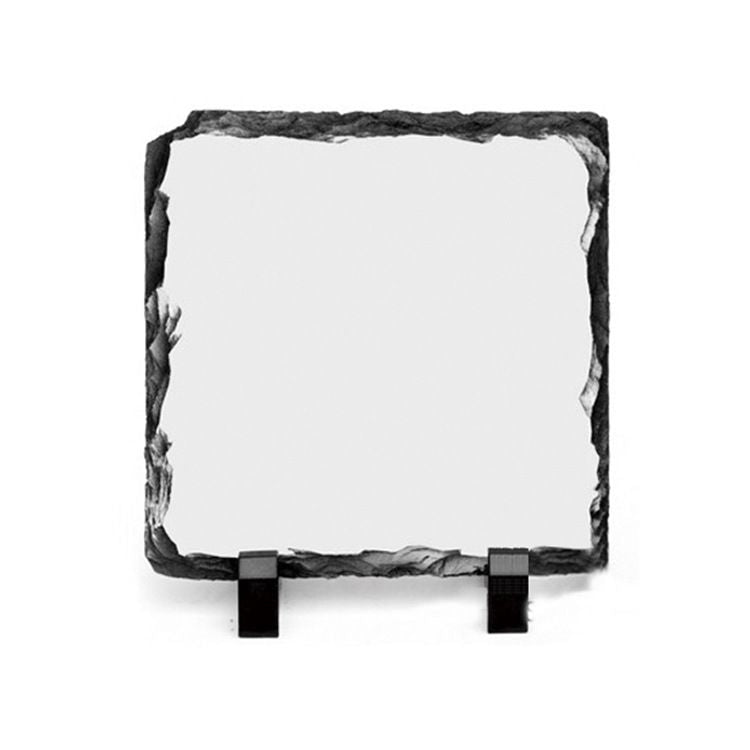 Sublimation Blank Photo Slate Rock Stone Appoximate 4x6 and 6x6 inch