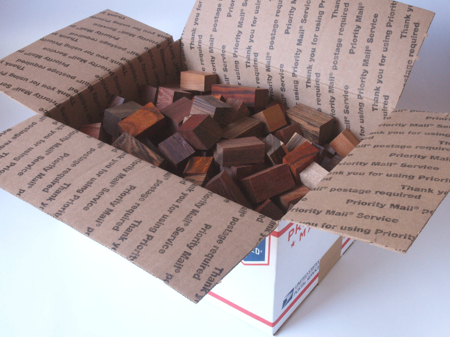 Exotic Wood Scraps - 250pc. Mix