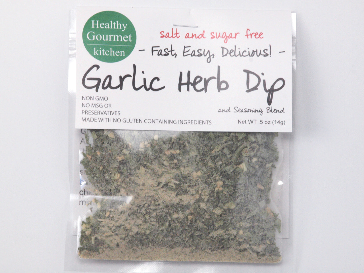 Healthy Gourmet Kitchen - Garlic Herb Dip Mix