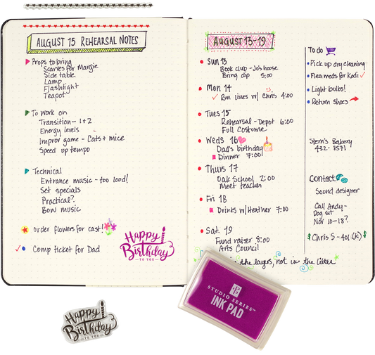 Peter Pauper Press - Friendly Greetings Clear Stamp Set