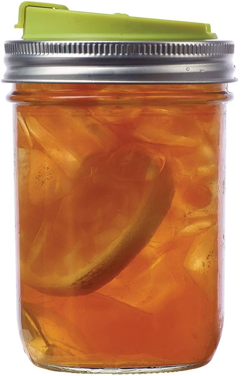 Fox Run Brands Drink Lid, Wide Mouth Nestled Feathers