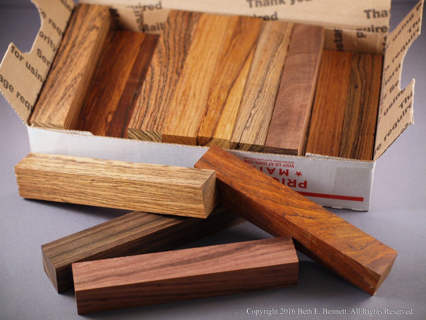 Pen Turning Blanks - Exotic Wood Mix