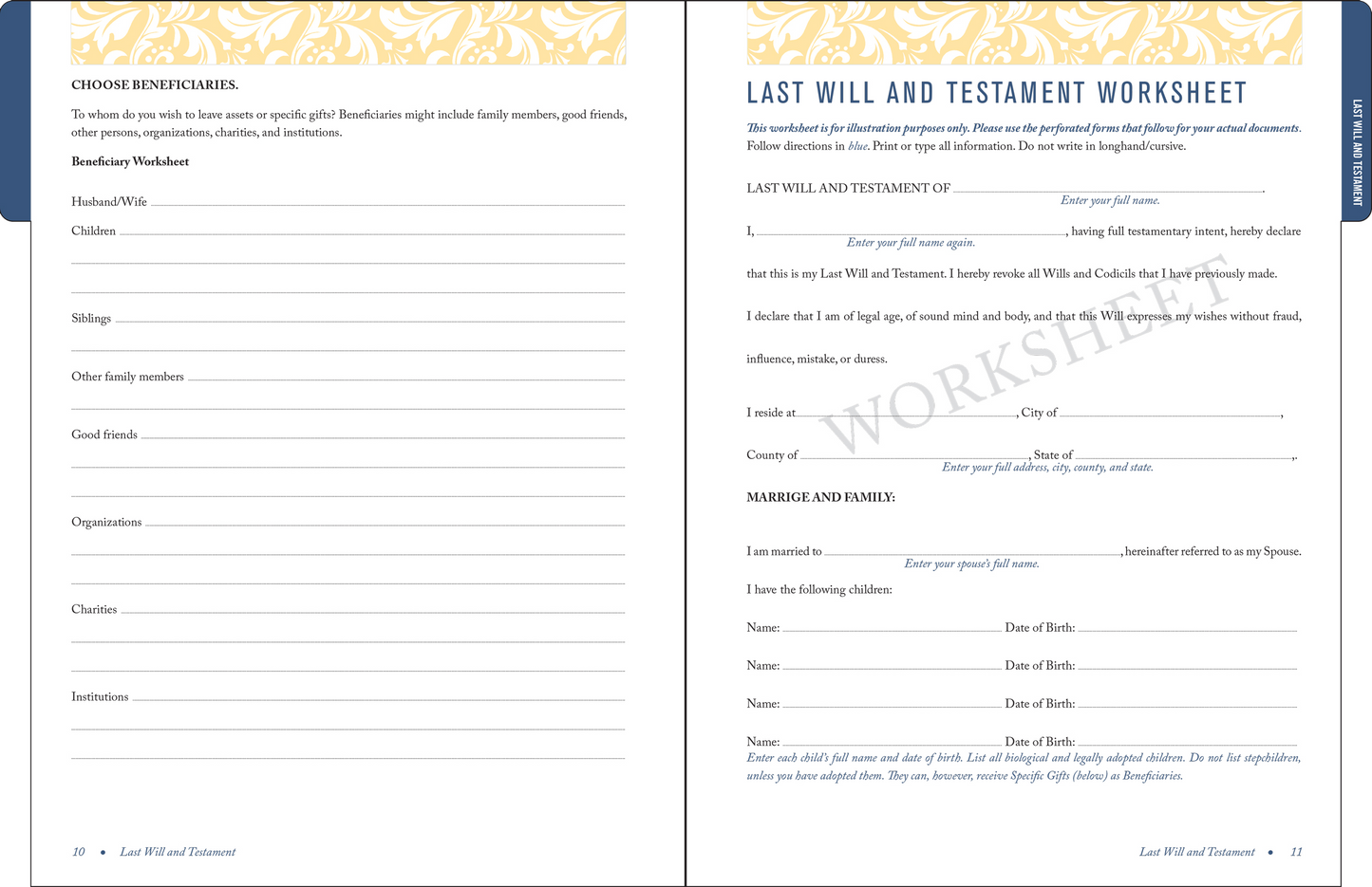 Peter Pauper Press - My Family Estate Legal Document Kit