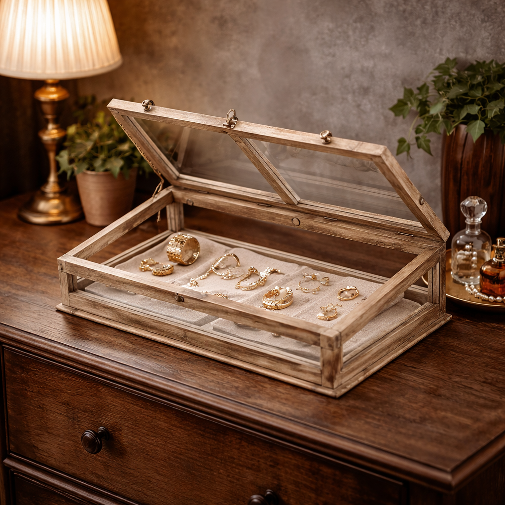 Vintage Style Jewelry Case