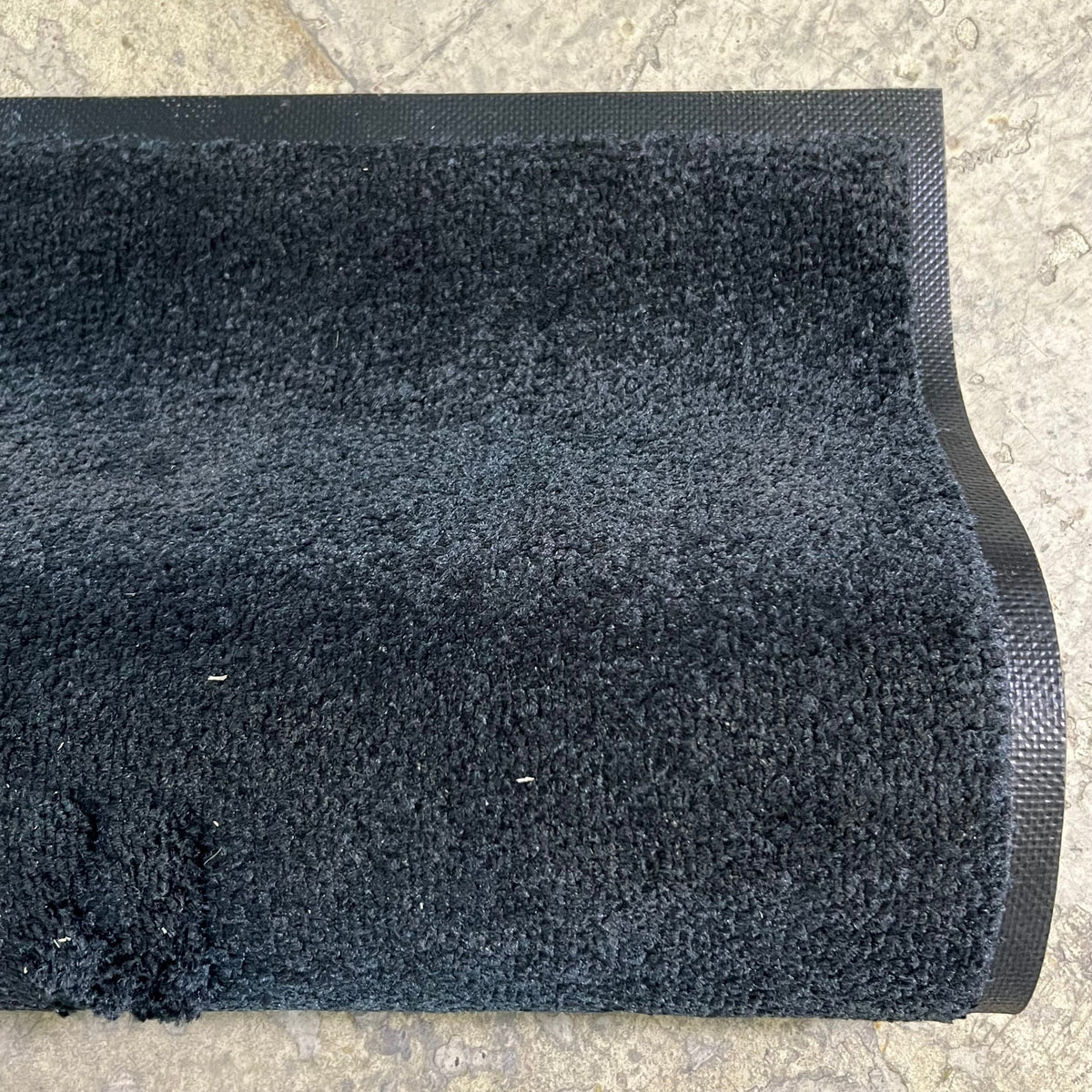 Floor Mat Sz 4' x 6', Solid Black