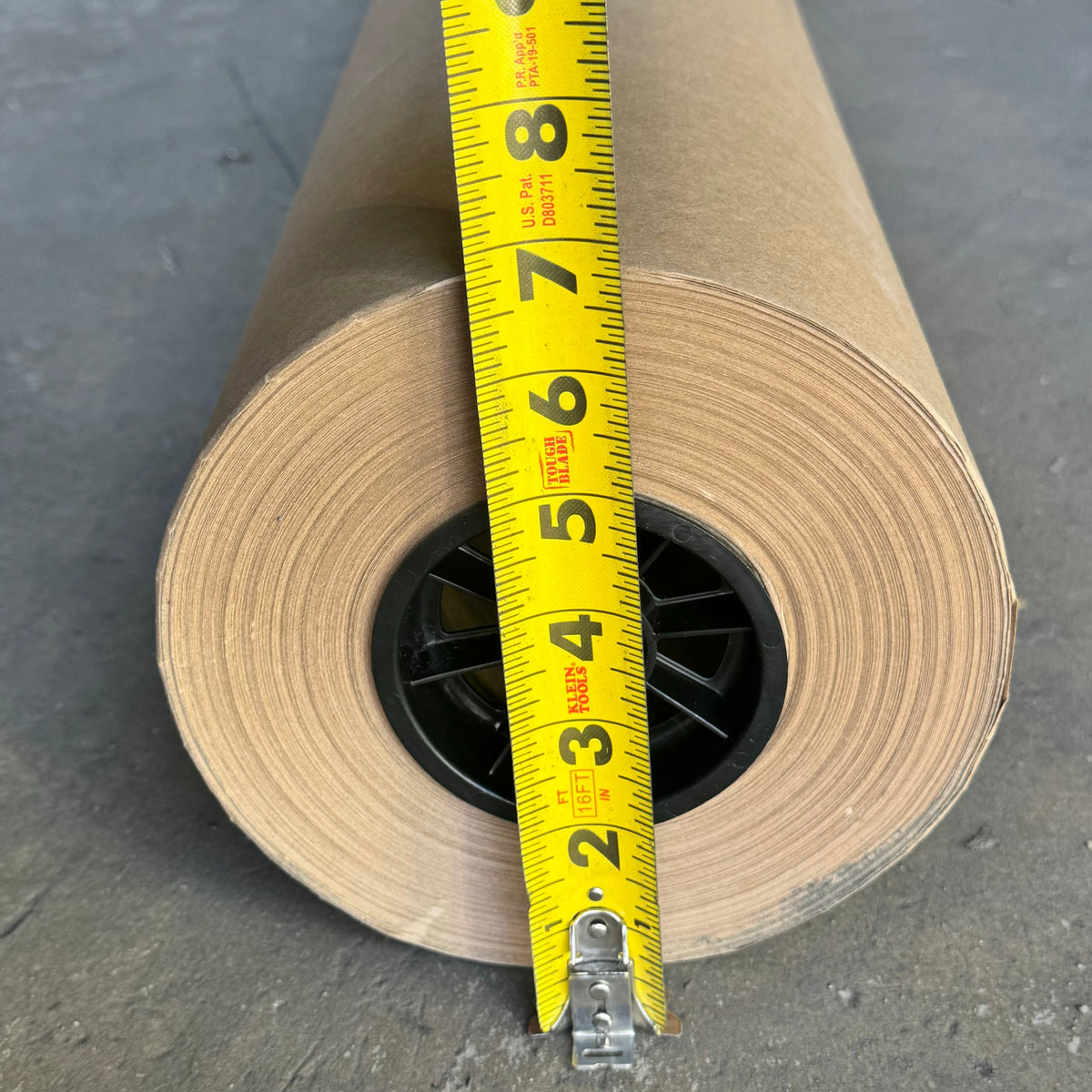 PREGIS Heavy Duty Construction Paper Roll, Recycled Kraft 60”Wx500 Brown