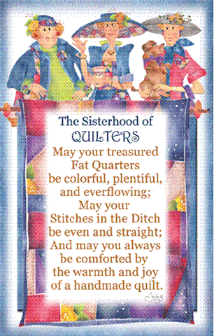 Sisterhood Of Quilters Magnet - Quilter's Blessing