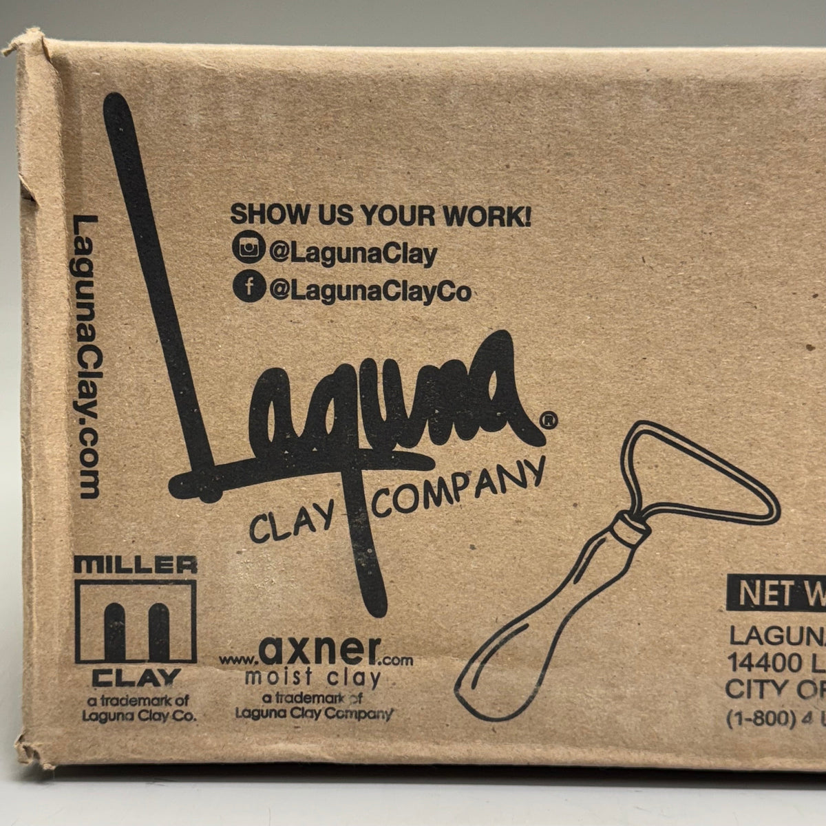 LAGUNA (2 PACK) Clay EM-344 R-2/Grog 50lb Terracotta