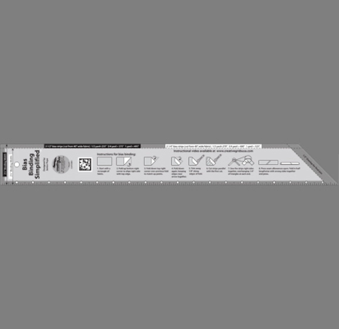Creative Grids Bias Binding Simplified Ruler