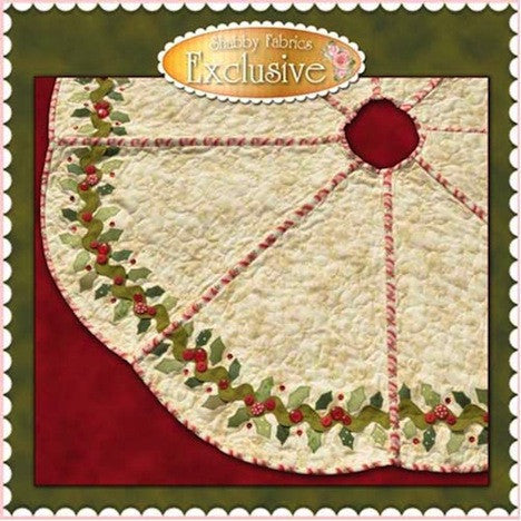 Holly & Berries Tree Skirt Pattern
