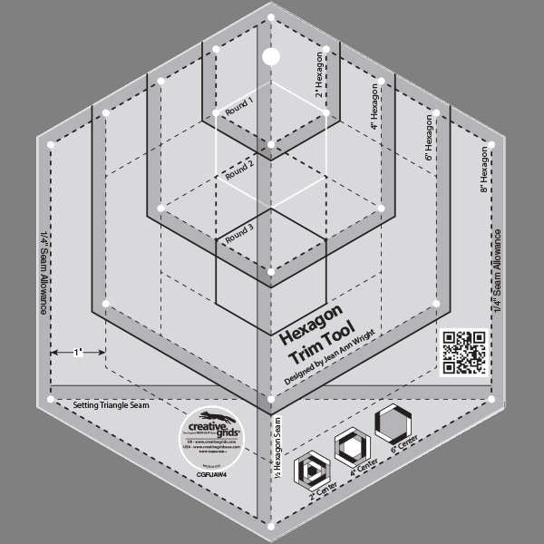 Creative Grids Hexagon Trim Tool