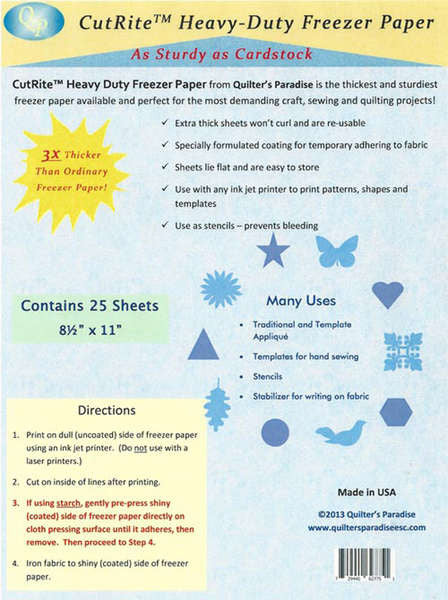 CutRite Heavy Duty Freezer Paper 25pk