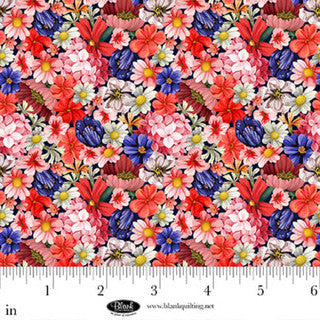 Cameo Appearance Small Floral Pink Cotton 44"/45" Fabric Per Yard