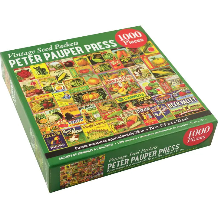 Peter Pauper Press - Vintage Seed Packets 1000 Piece Jigsaw Puzzle