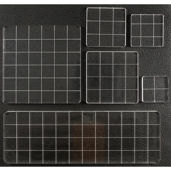 Peter Pauper Press - Studio Series Acrylic Block Stamp Set (6 clear blocks)