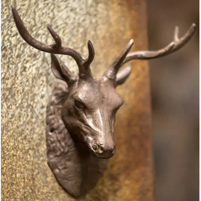 Cast Iron Buck Head