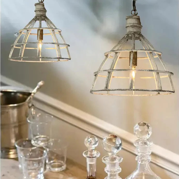 White Iron Pendant Lamp