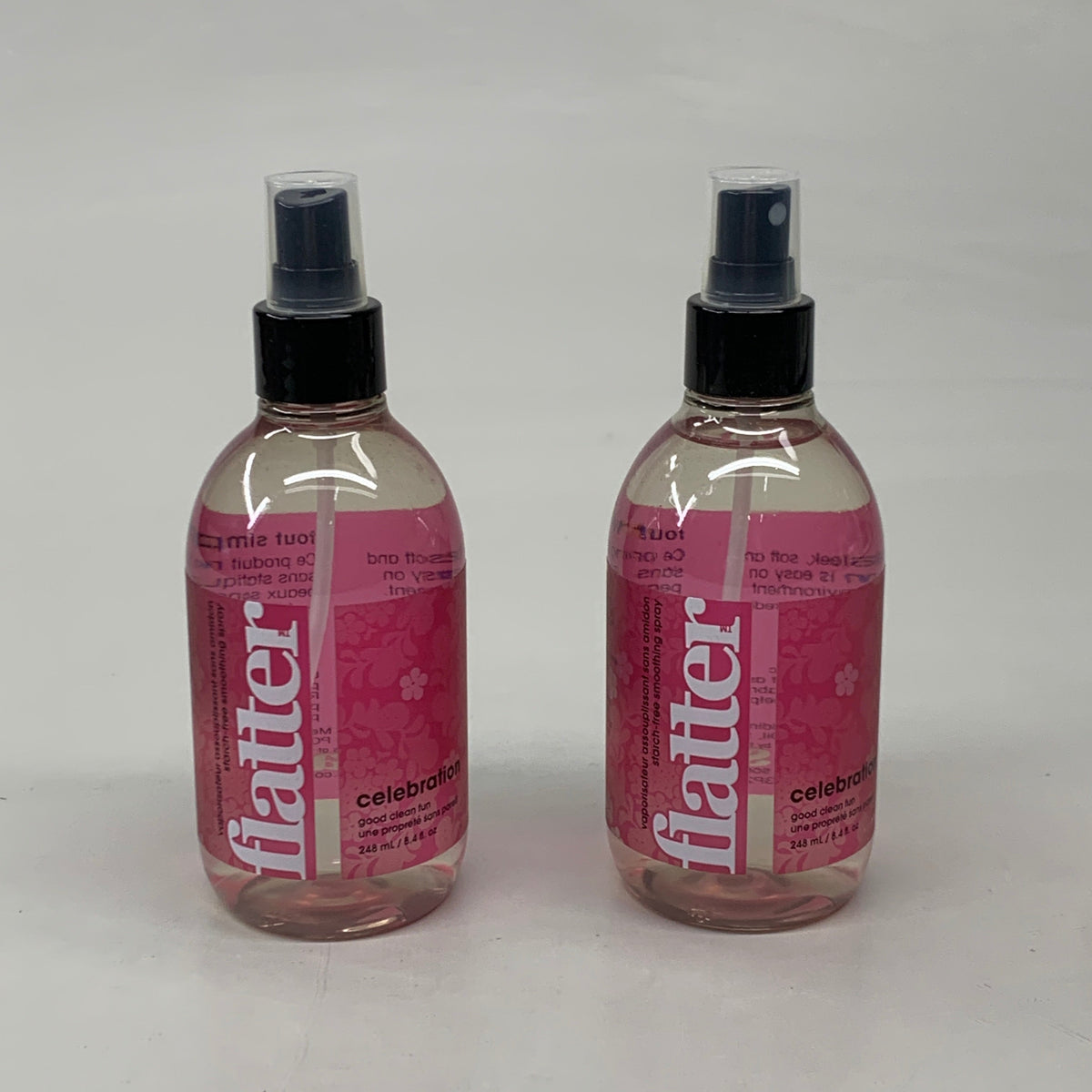 FLATTER (2 PACK) Celebration Smoothing Fabric Spray 8.4 fl oz R-F08G