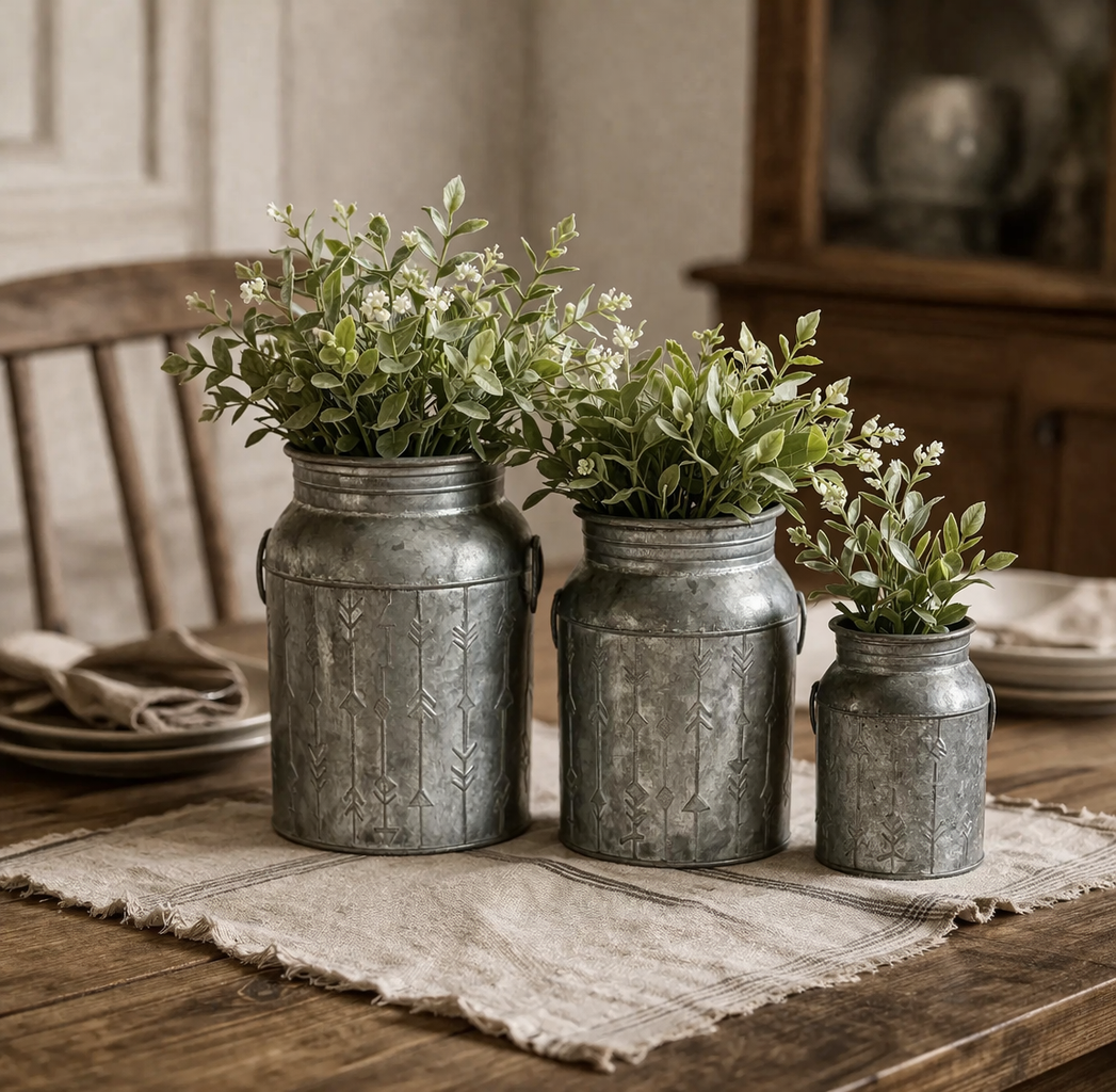 Iron Jars Set of 3