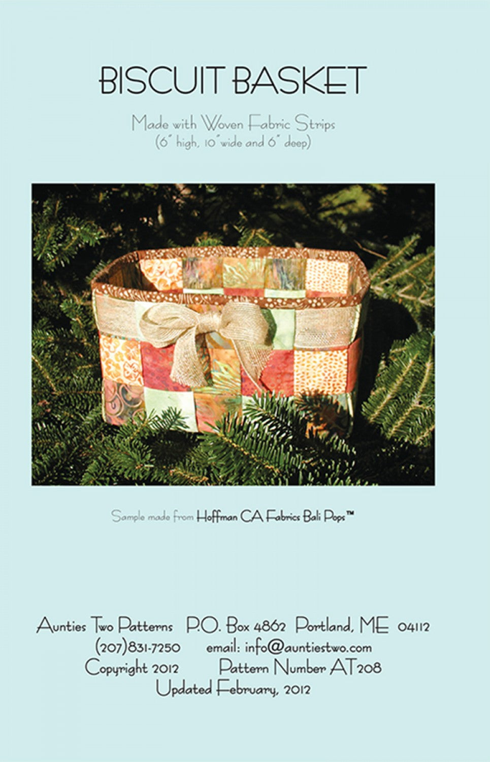 Biscuit Basket Pattern