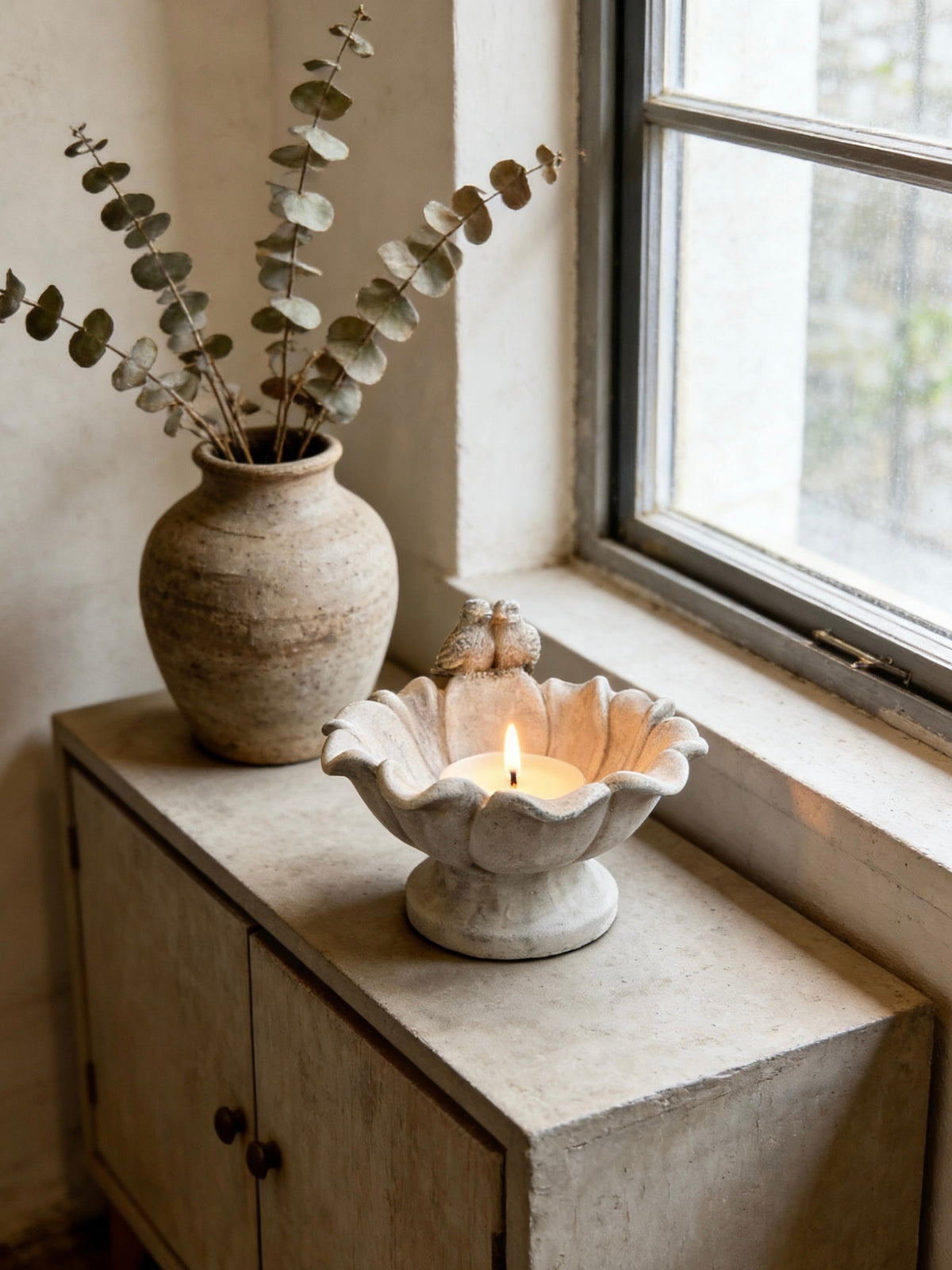 Bird Pedestal Bedbath Bowl