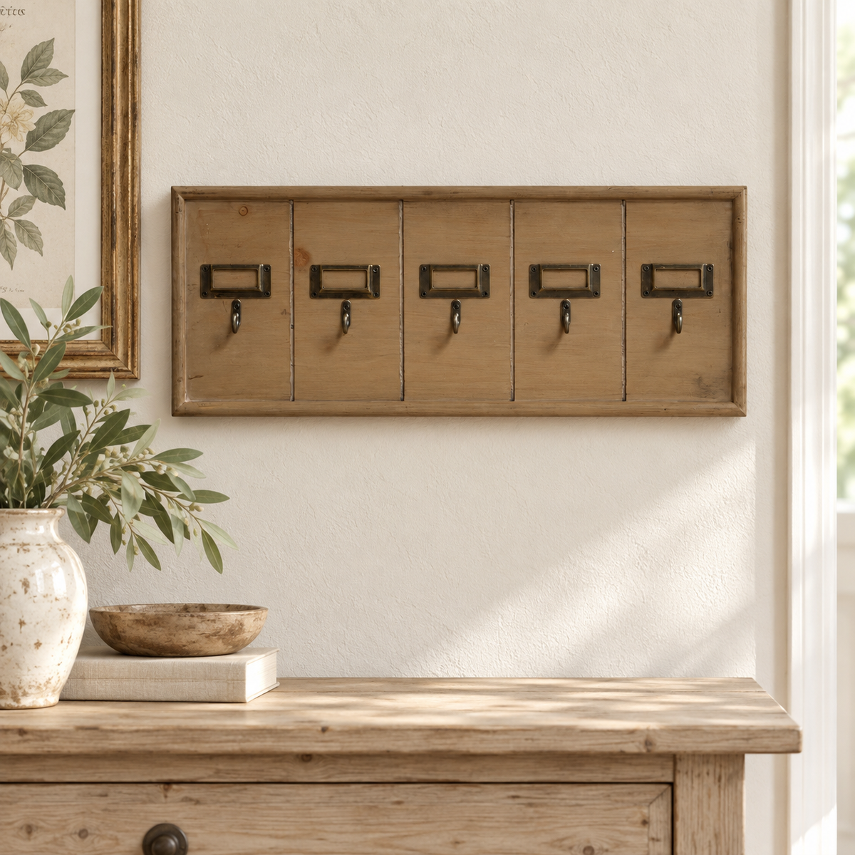 Wooden 5-Key Rack