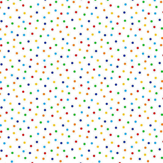 Confetti Polka Dots Fitness Fanatic 44"/45" Fabric Per Yard