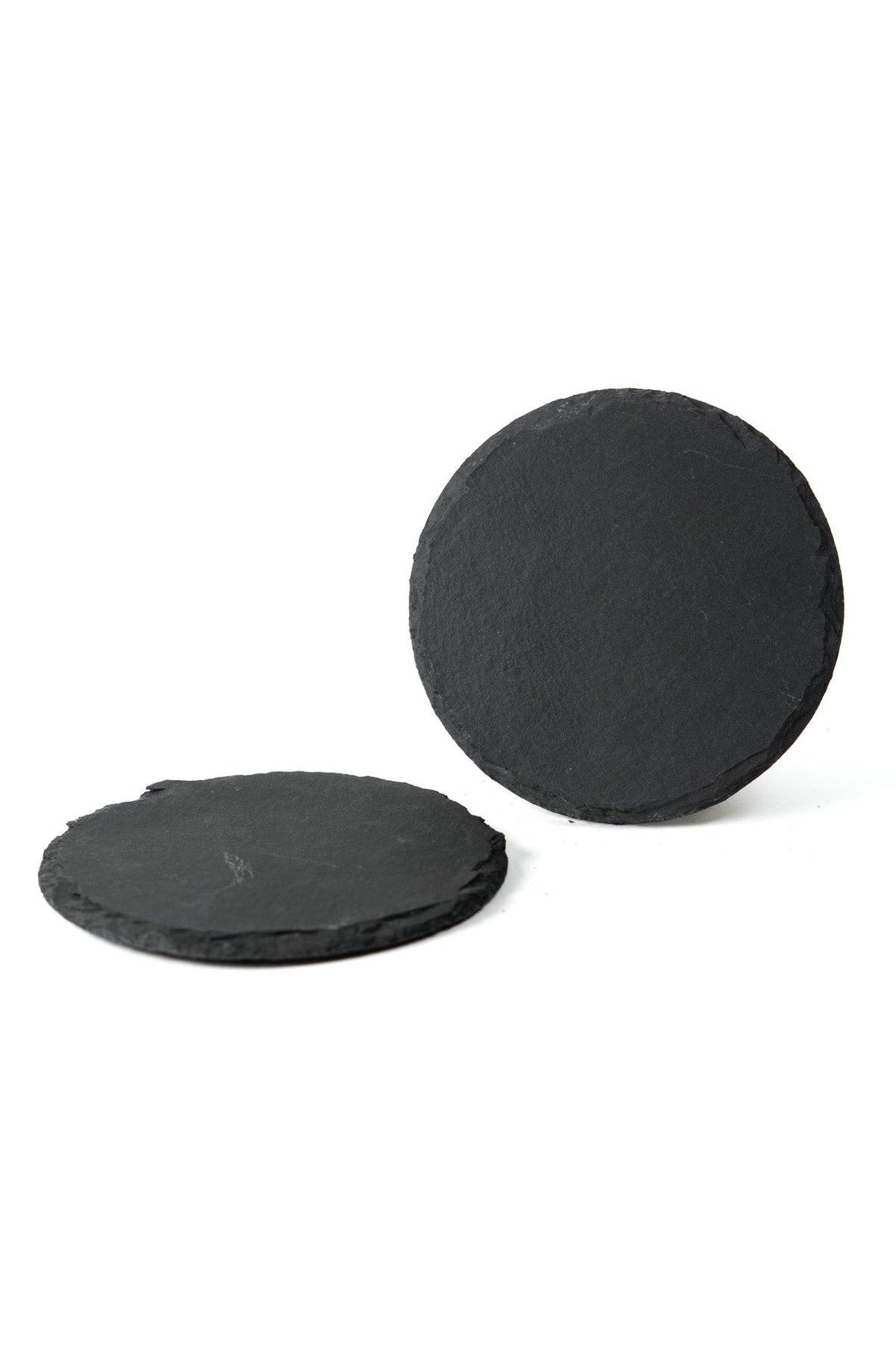 Slate Round Coaster Set