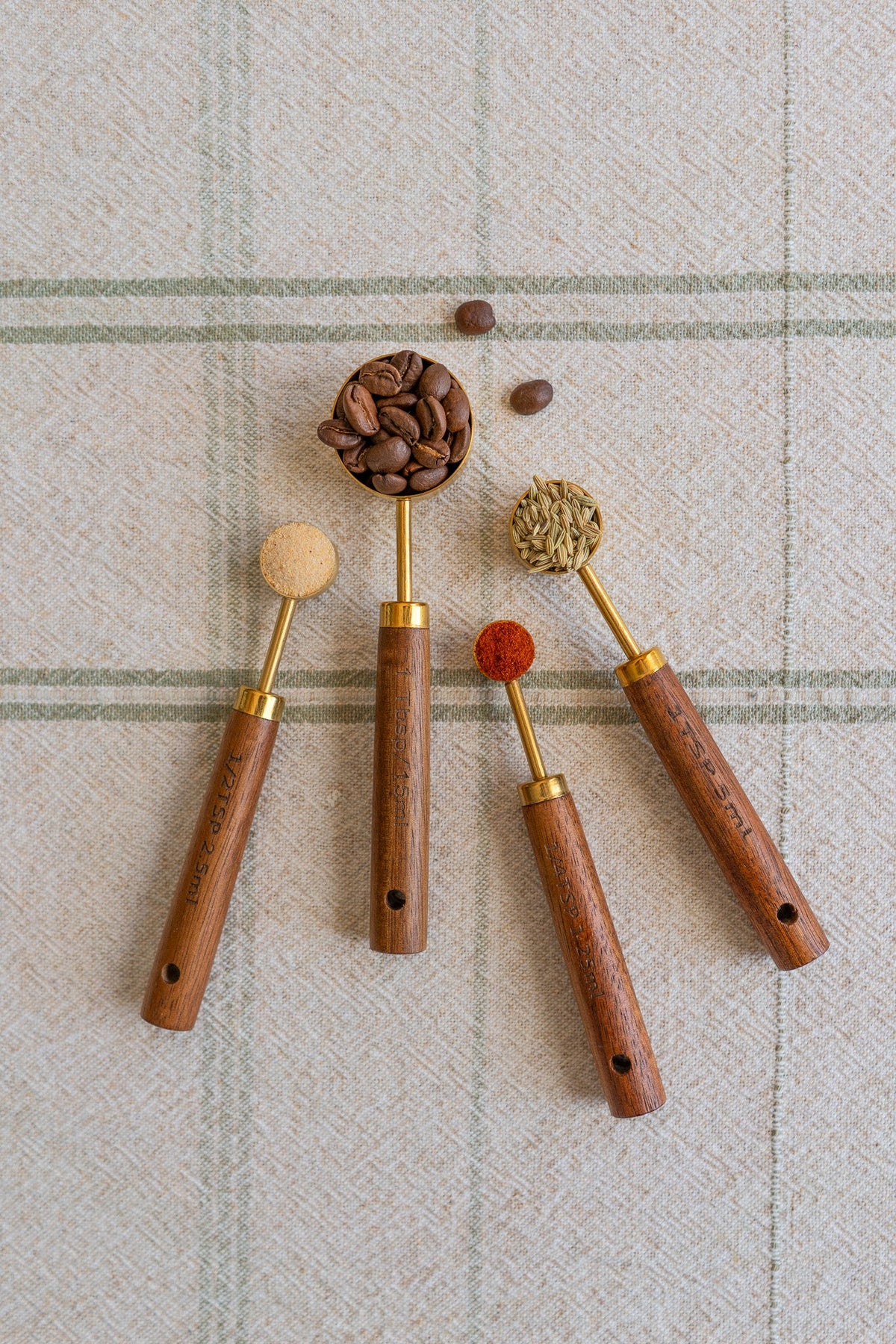 Rustic Wooden Measuring Spoon Set