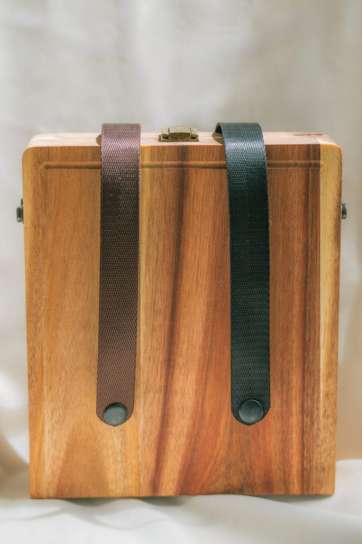 Acacia Folding Cheese Board with Webbing Handles