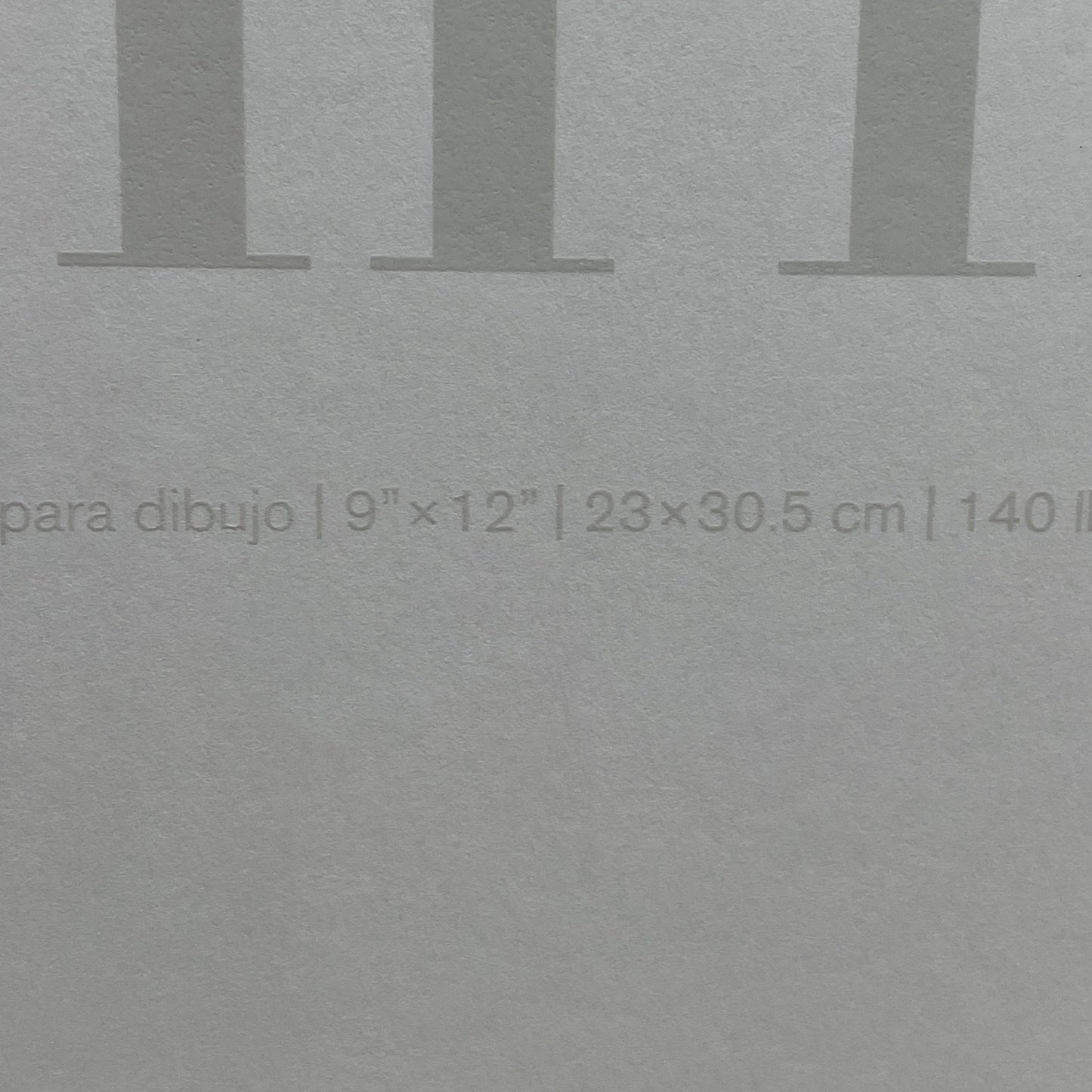 FABRIANO White White Drawing Pad 9"x12" 20 Sheets GSM: 300 65600287