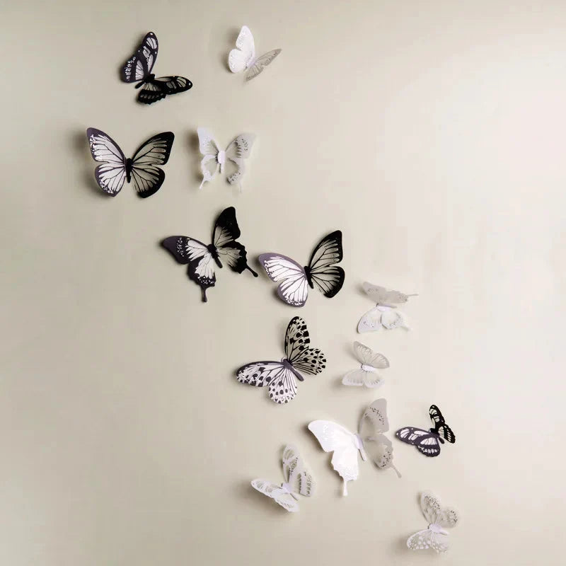 3D Crystal Butterfly Wall Stickers – Home & Garden Decor Decals