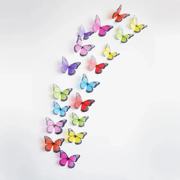 3D Crystal Butterfly Wall Stickers – Home & Garden Decor Decals