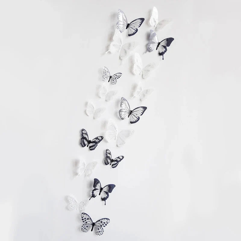 3D Crystal Butterfly Wall Stickers – Home & Garden Decor Decals