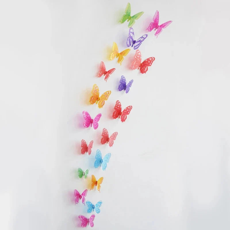 3D Crystal Butterfly Wall Stickers – Home & Garden Decor Decals