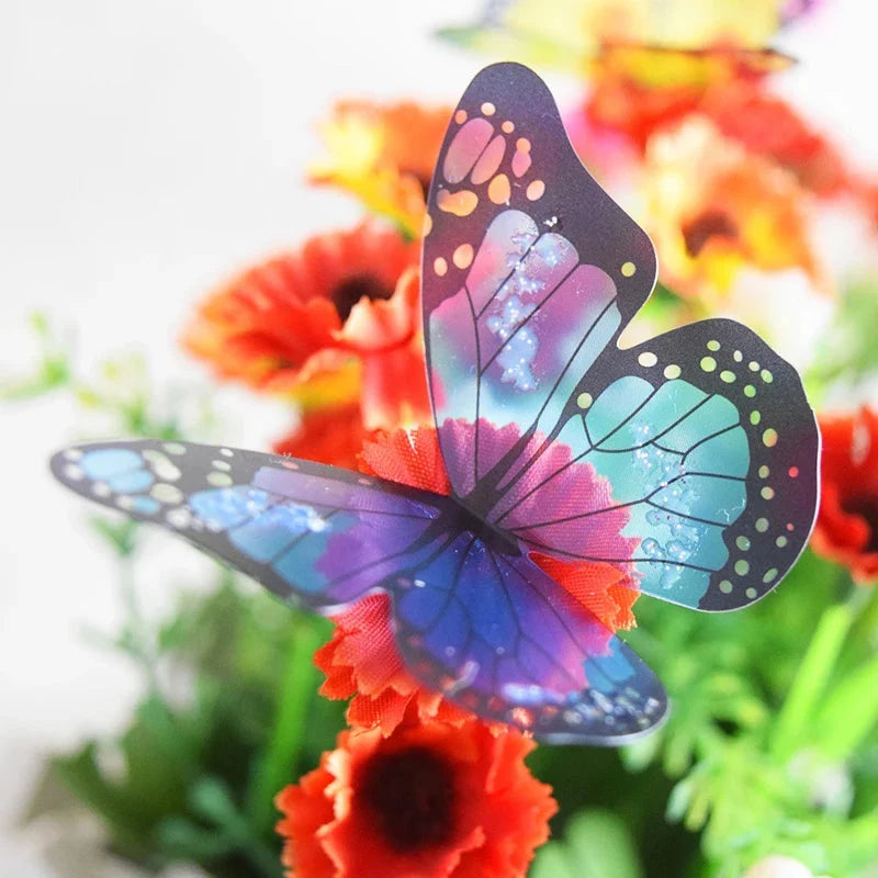 3D Crystal Butterfly Wall Stickers – Home & Garden Decor Decals