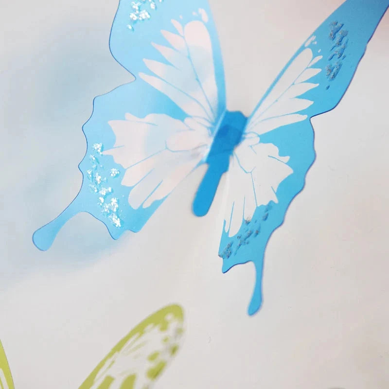 3D Crystal Butterfly Wall Stickers – Home & Garden Decor Decals