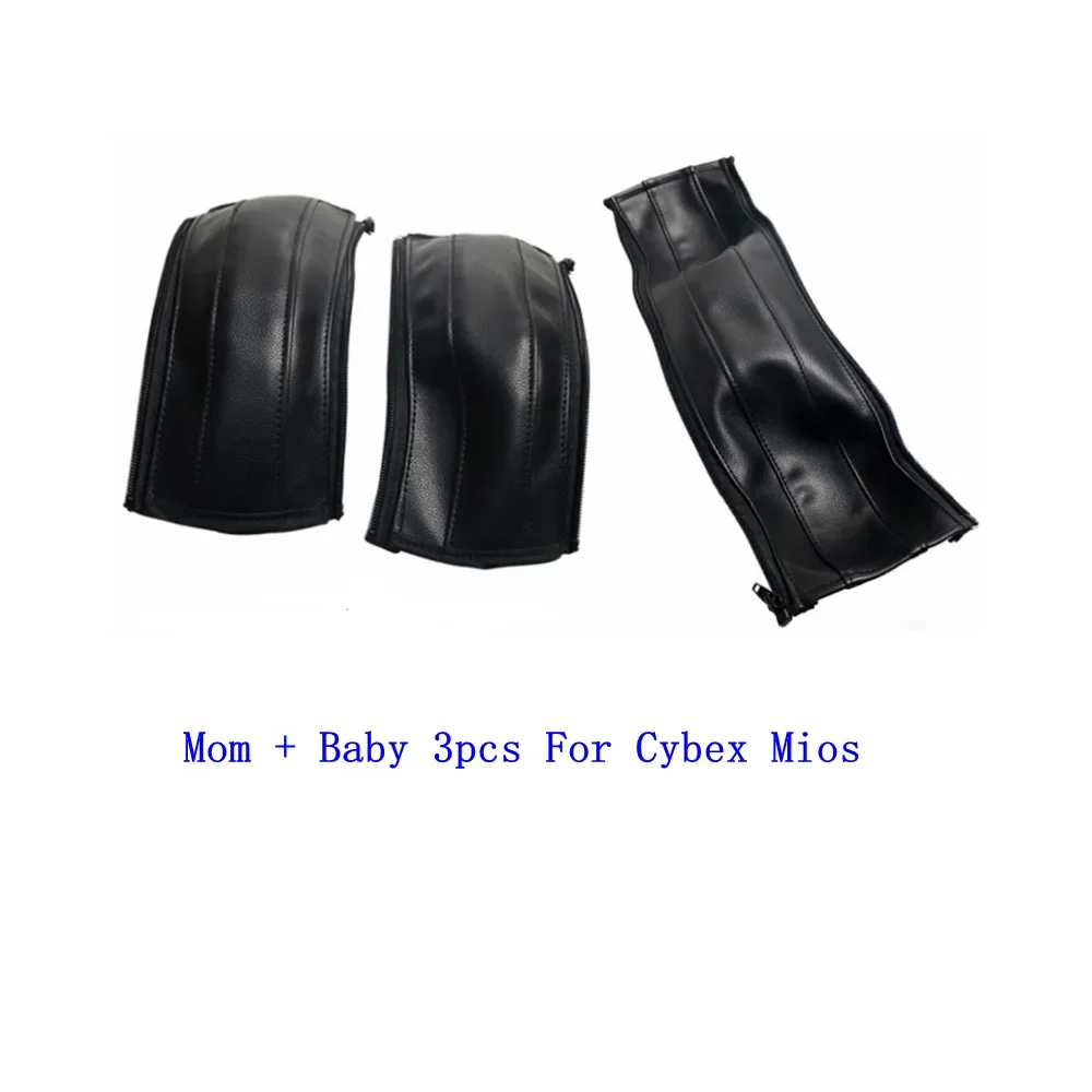 PU Leather Stroller Handle Covers & Bumper Sleeve