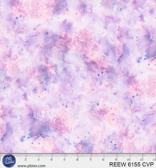 Lavender / Purple Underwater Reef 108" REEW-6155-CVP Cotton Wideback Fabric Per Yard