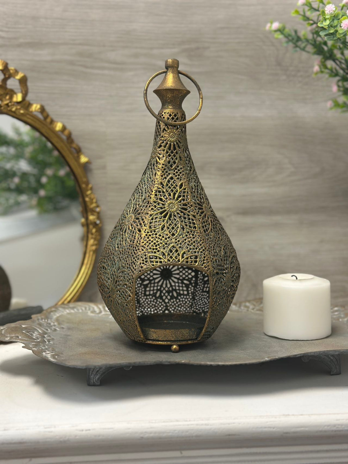 Teardrop Candle Lantern