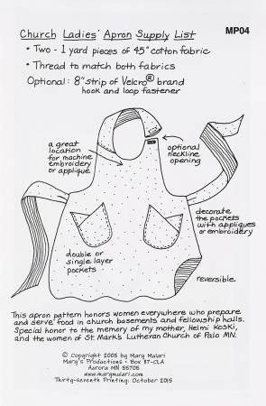 Church Ladies Apron
