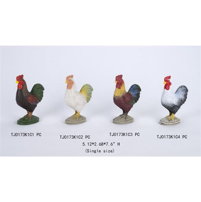 Metal Rooster Table Decor