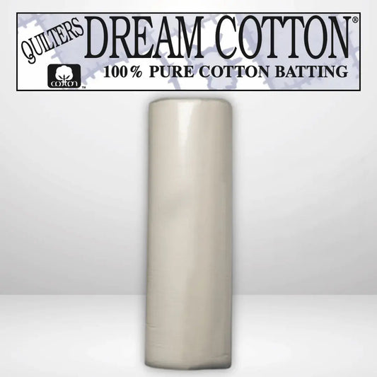 Quilters Dream Deluxe Natural Cotton Batting King Roll - 120" x 30 yards -- AVAILABLE FOR PRE-ORDER - ROUGHLY 8 WEEKS