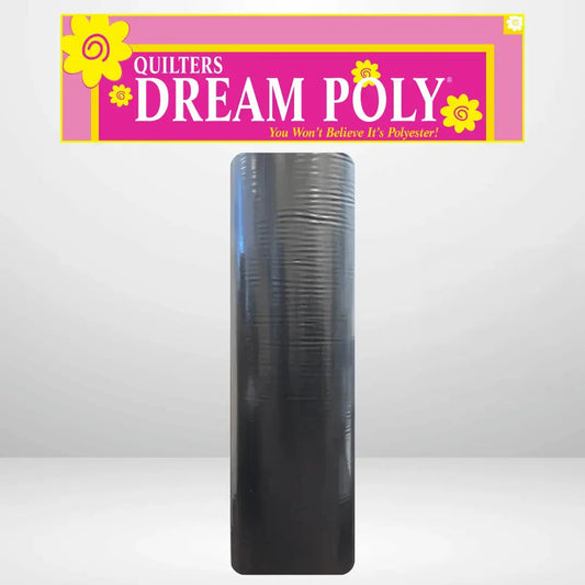 Quilters Dream Select Black Poly Batting King Roll - 120" x 30 yards