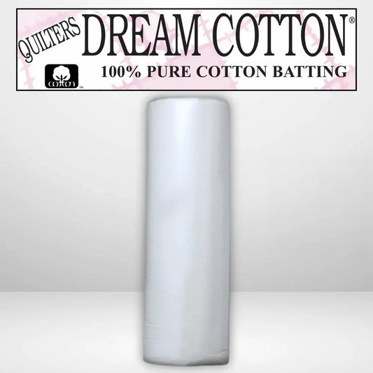 Quilters Dream Select White Cotton Batting Throw Roll - 60" x 30 yards -- AVAILABLE FOR PRE-OREDER - ROUGHLY 8 WEEKS