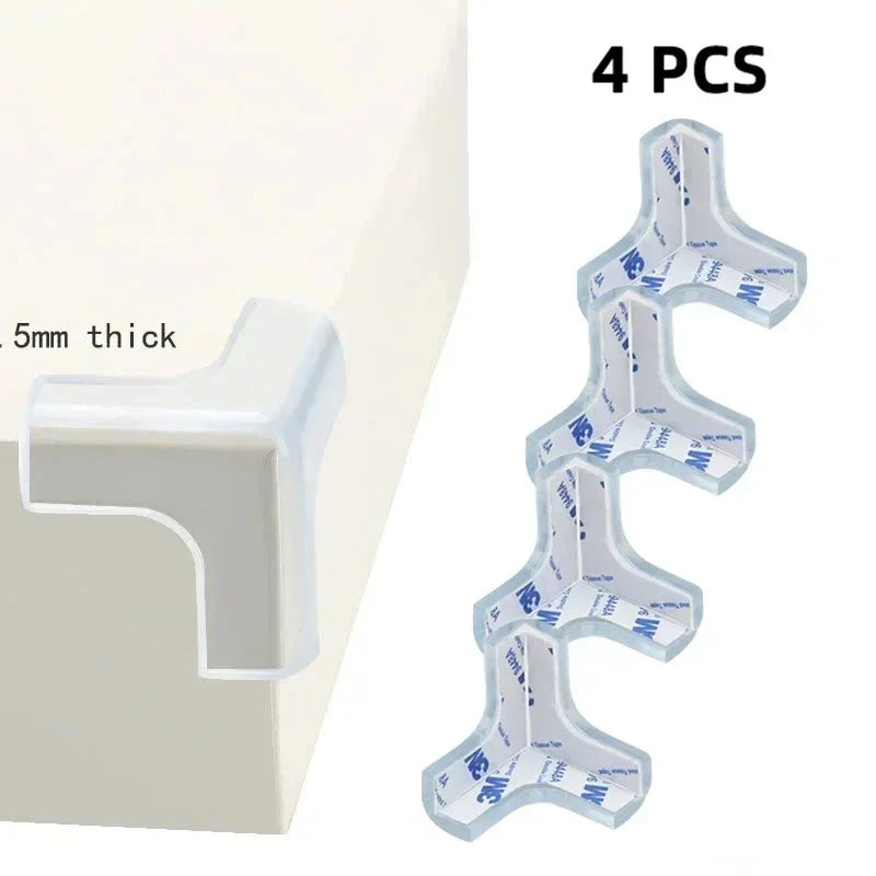 Transparent Baby Safety Strip with Double-Sided Tape for Furniture