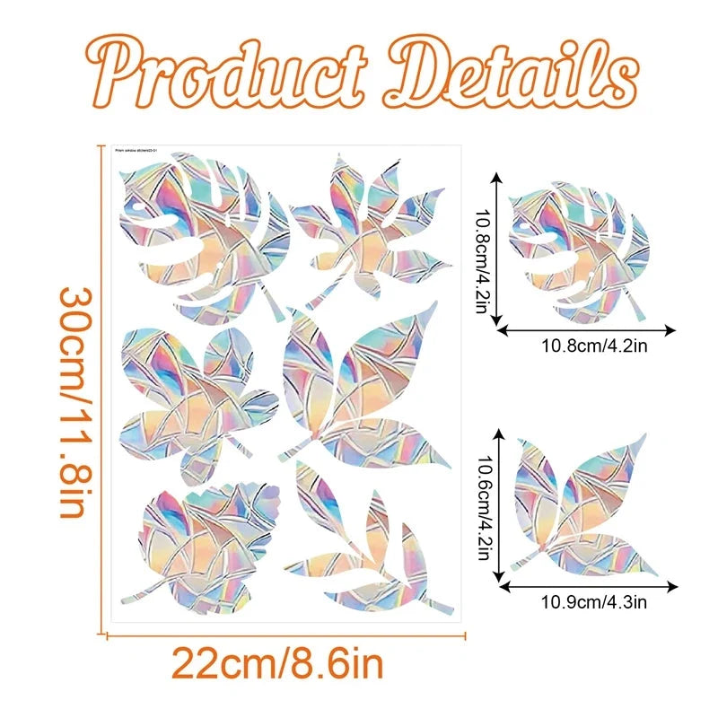 Rainbow Suncatcher Window Stickers – PVC Prism Decals